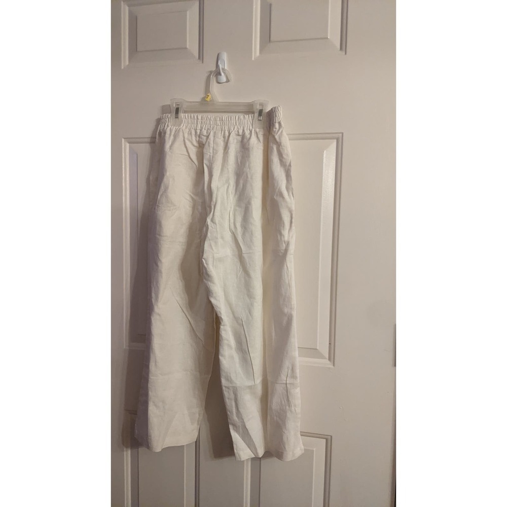 Amazhiyu Linen Cropped Pants, Medium NWT